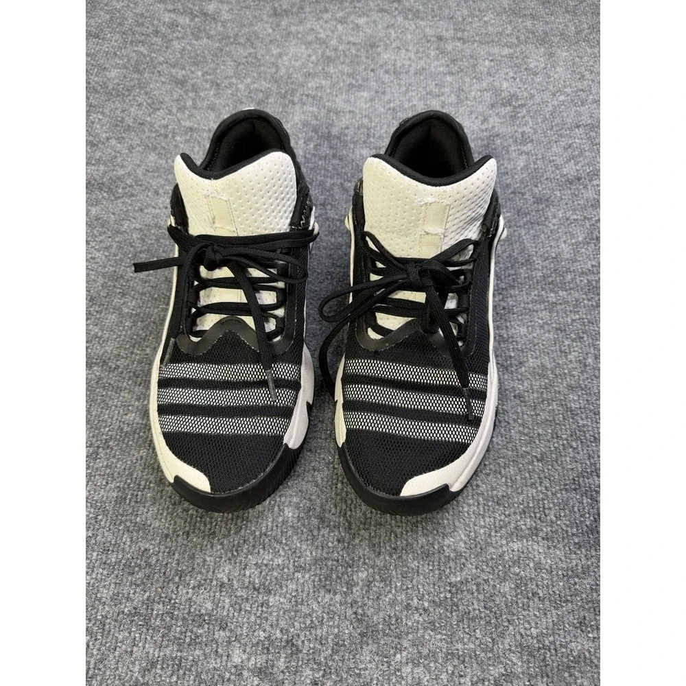 Adidas Trae Young Unlimited HQ1020 Black White Men Size 8.5 Basketball Shoes